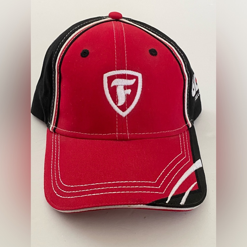 Firestone GCR Tires & Service Logo Hat Red Black Baseball Trucker Cap America